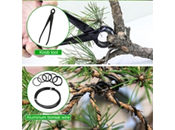 Laxiscreed Conjunto De Ferramentas Para Poda De Bonsai Com Estojo De Armazenamento