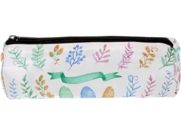 Este porta-lápis com estampa de coelhinho de Páscoa em aquarela, porta-lápis, organizador de mesa, indispensável.