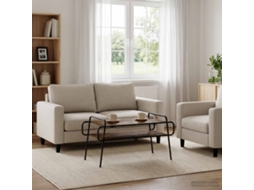 Vidaxl Mesa De Centro Carvalho Fumado 100 X 50 X 51 Cm
