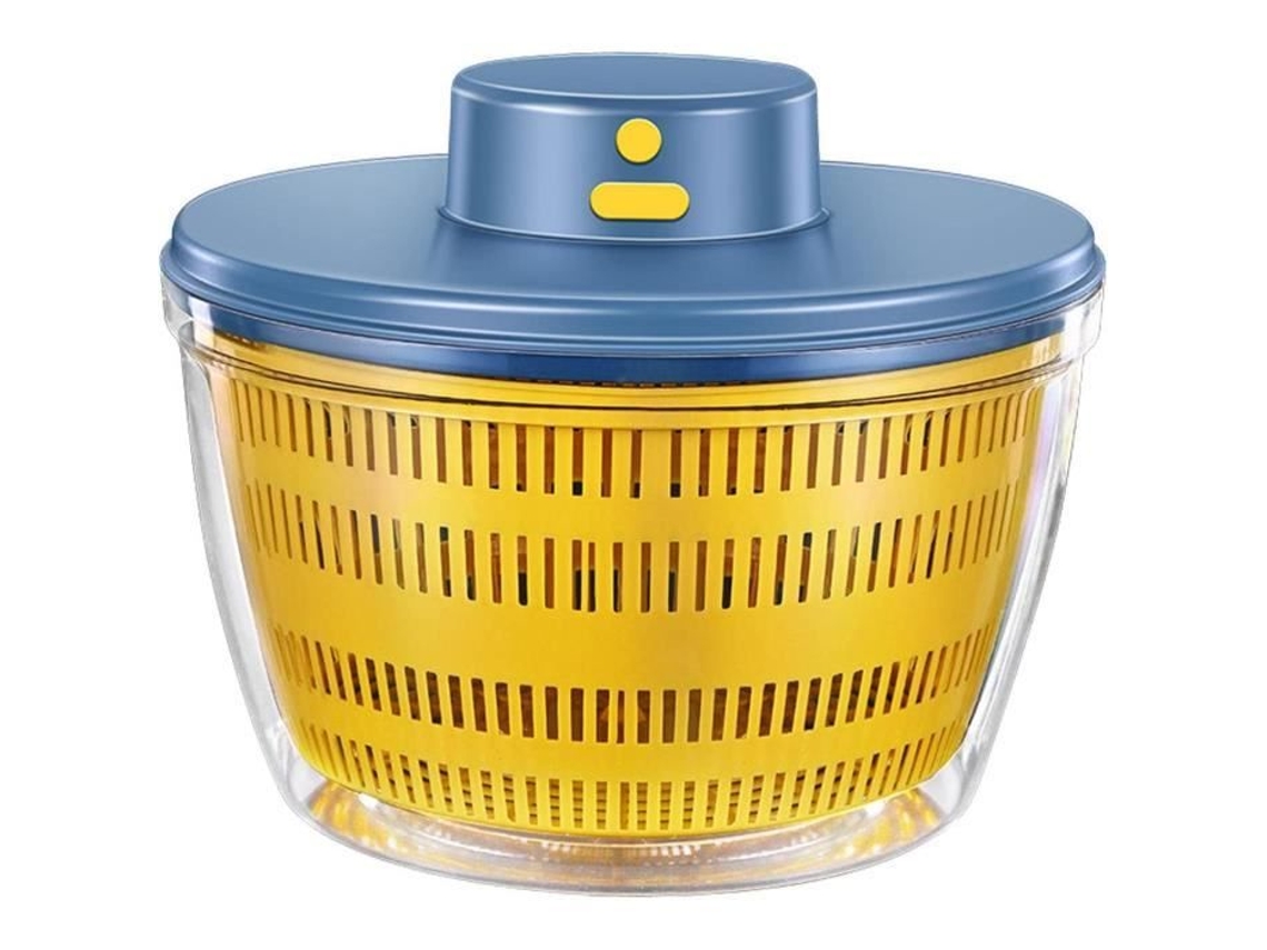 Centrífuga De Salada Elétrica, Recarregável, Automática, Grande Capacidade, Secador De Salada, Azul