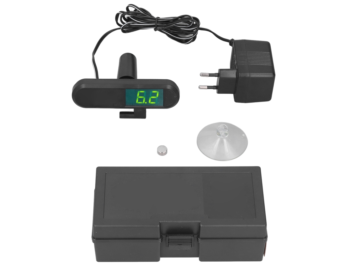 Monitor De Ph Para Aquário Ph 025w Com Ventosa, Medidor De Ph E Testador De Qualidade Da Água Para Aquário, Plugue Ue 230v Zeuxo