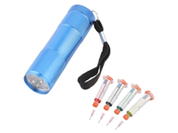 Cola de Solda Líquida 4pcs com Luz e Agulha