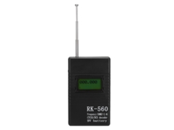 Aetheria contador de Frequência Portátil Rk560 50mhz 2.4ghz Medidor de Radio com Antena Bateria 9v
