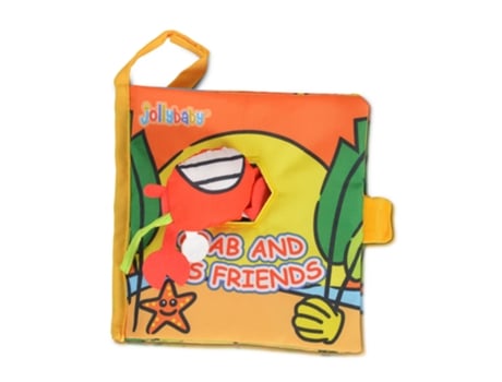Livro Montessori Com Brinquedo Caranguejo 2103071 Jolly Baby Jolly Baby