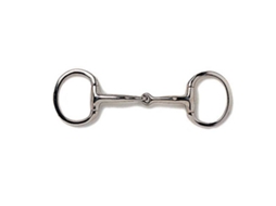 Snaffle Fino de Ovo Prateado 12.5 Cmsefton