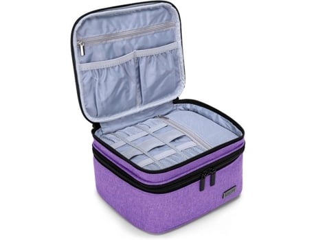 Estojo Para Armazenamento De Esmalte Contém 20 Frascos , Bolsa Organizadora De Esmaltes (bolsa Sj228 Sanag (15 Ml 0,5 Oz Líq.)