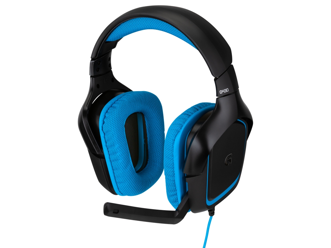 Auscultadores Gaming com Fio LOGITECH G430 (Over Ear - PC - Preto)