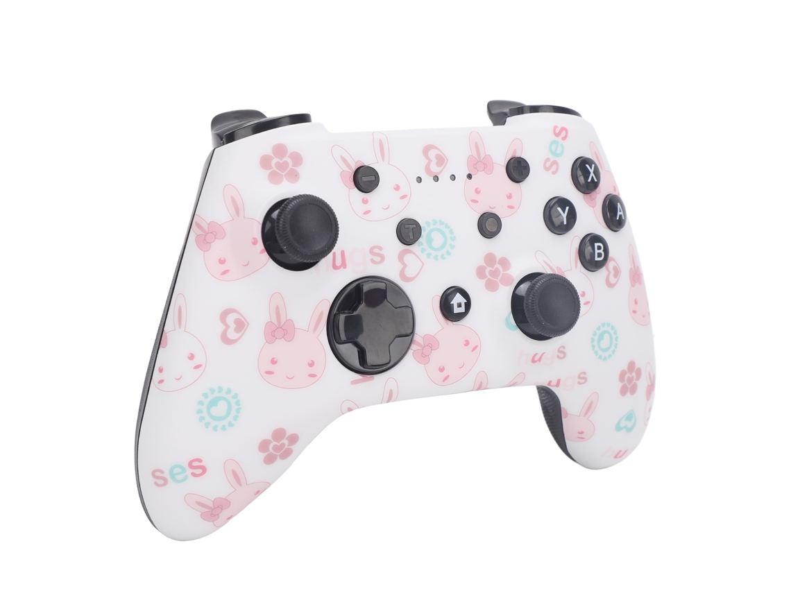 Controle Sem Fio para Jogos EOOCOO com giroscópio de Seis Eixos e Vibração Dupla