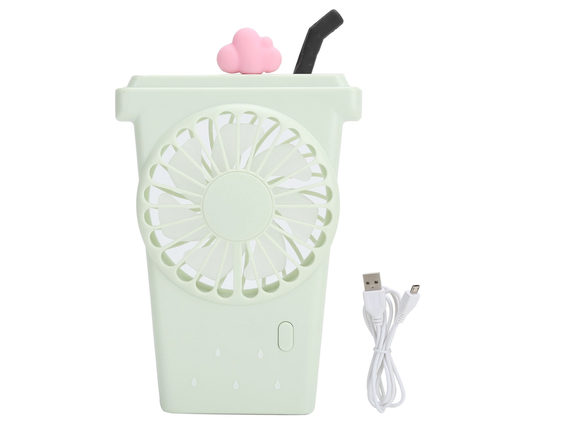 Ventilador Pequeno Portátil (carregamento Usb, Três Velocidades De Vento) Ventilador De Mesa Mini Em Forma De Fruta Portátil Com Carregamento