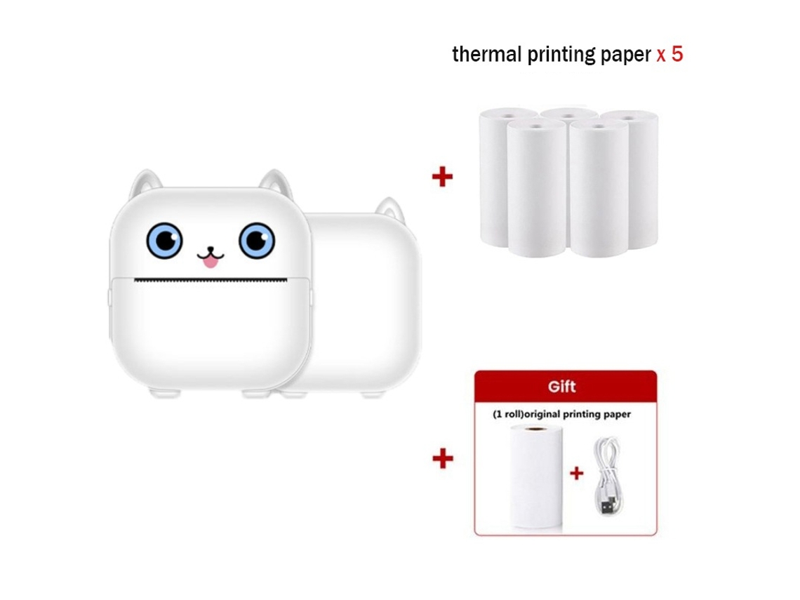 Mini Impressora Térmica X15 Portátil Sem Tinta Pequena Impressora Fotográfica Hd para Uso Doméstico para Ios e Android GERTIZ