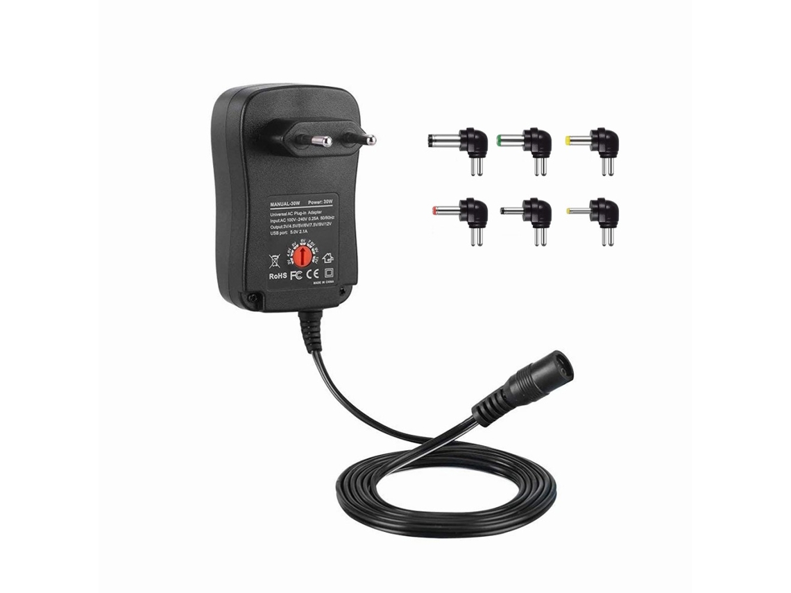 Pca30w Carregador Universal De 30w De 3v-12v Máx. 2.1a