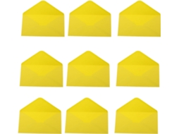 50 Envelopes Amarelos, Envelopes Coloridos SFUSHOS