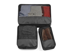 Organizador de bolsa BRILVIBERA com forro de feltro para maquiagem, tamanhos 25-35 cm