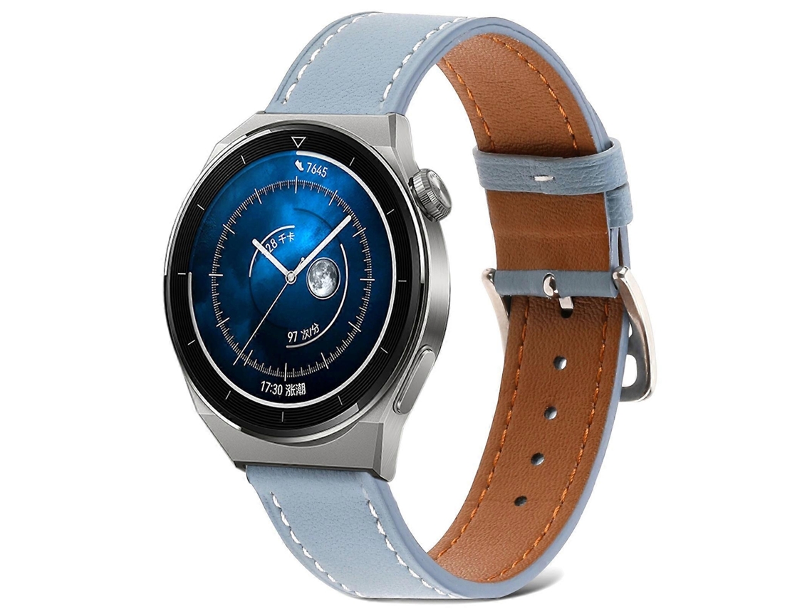 Pulseira De Couro Trançado Liso De 20 Mm Para Samsung Galaxy Watch4