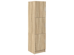 Conjunto 1 Móveis Highboard Vidaxl Castanho Derivados De Madeira (31.5 X 32 X 122.5 Cm)