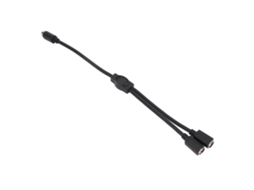 Aetheria cabo Divisor Mini Din 6 Pinos Macho para 2 Fêmeas com Duplo Escudo 0.3m/1.0ft