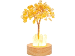 Luxo Banhada A Ouro Candeeiro de Mesa, Base Madeira Maciça, 6x14 Cm