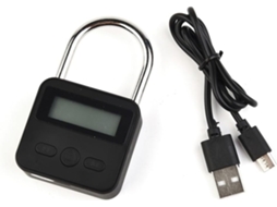 Temporizador De Metal Com Trava, Tela Lcd Multifuncional E Função De Temporizador (99).
