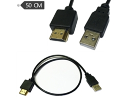 Cabo Hdmi Macho para Usb, de Alimentação Usb AQUAFORGE