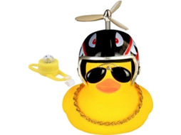 Buzina para Bicicleta, com Led, para Guidão, Infantil, Formato de Pato AQUAFORGE