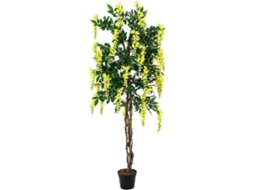 Planta Artificial EUROPALMS Wisteria (Amarelo - 180 cm)
