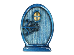 Porta de Fada em Madeira para Jardim Decoração de Pequeno Paisagismo LAXISCREED