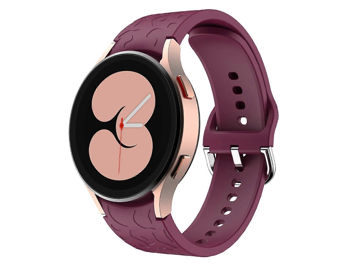 Pulseira De Silicone Com Estampa De Leopardo Em Relevo Para Samsung Galaxy Watch 6