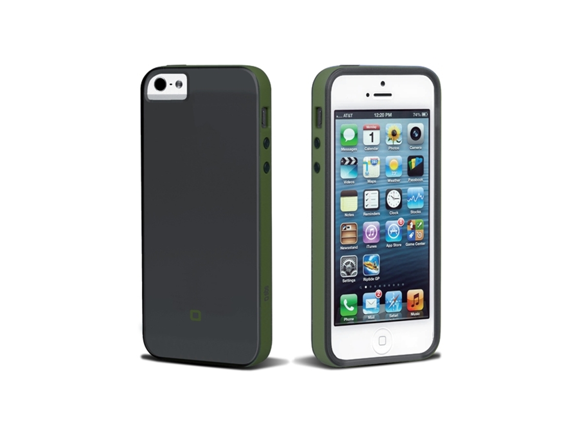 Capa SBS Swett Flurry p/ iPhone 5 Verde Militar