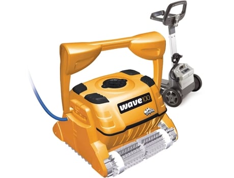 Robô de Piscina Elétrica Profissional 25M Escova Combinada Wave 100 DOLPHIN