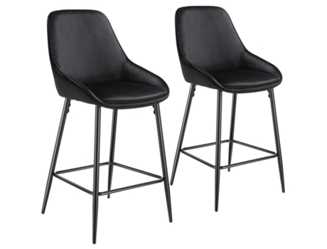 Cadeira De Balcão Siera Com Encosto Tectake