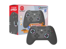 Mando Inalambrico Compatible Para Nintendo Switch Pc Android Steam Luz Color Rgb