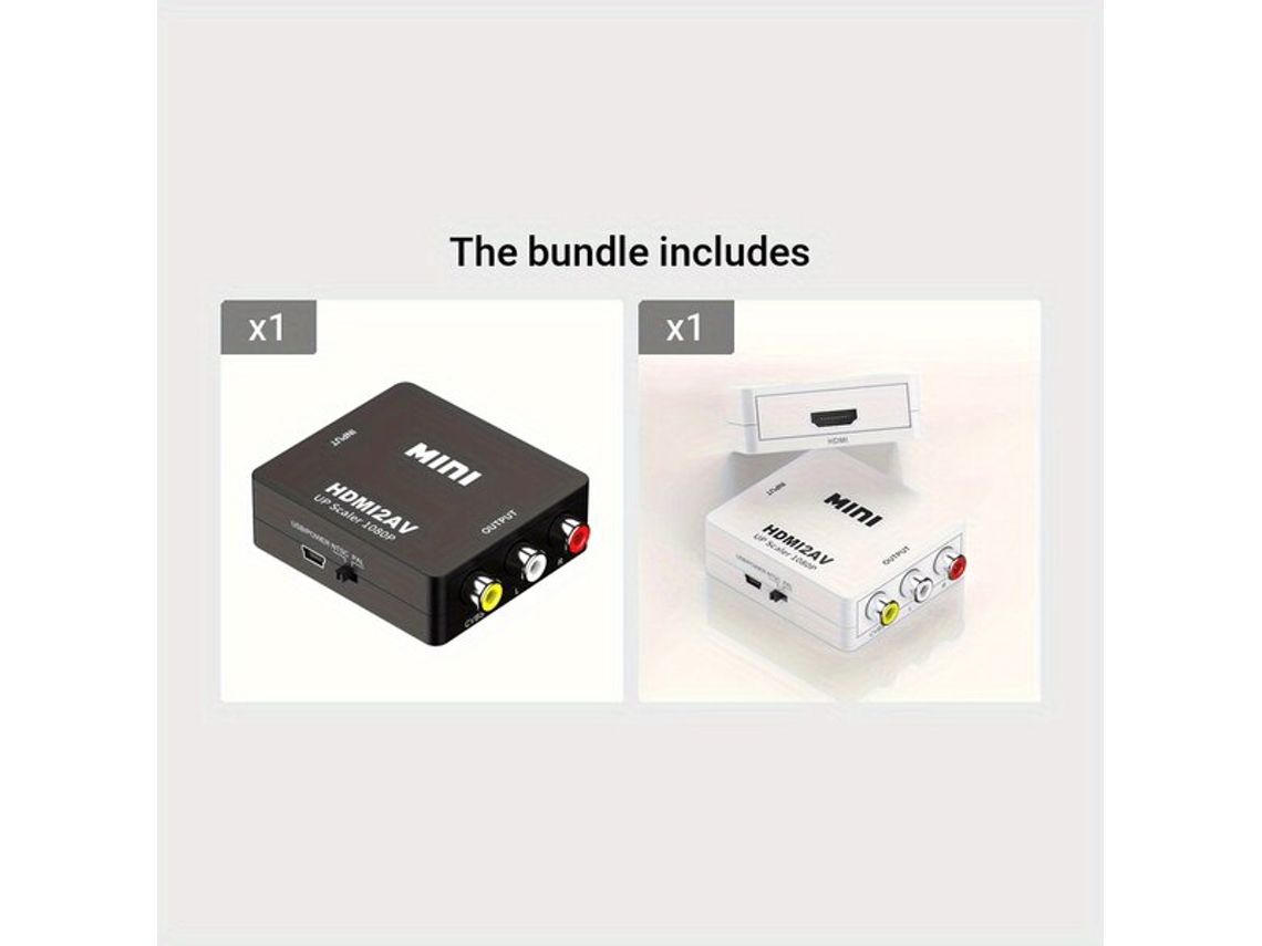 Adaptador Conversor De Interface De Áudio Para Av Hd 1080p. Tadvyyvayotoy