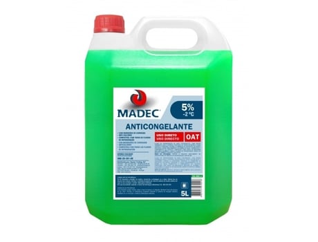 Anticongelante MADEC 5% -2ºc 5L – Verde
