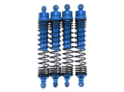 Conjunto De Amortecedores Dianteiros E Traseiros De Alumínio Para Rc Losi 1/8 4pcs Azul Escuro
