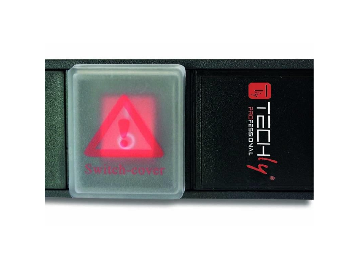 Hitec Régua 19P 10 Tomadas C14 Vde com Interruptor Preto 2M
