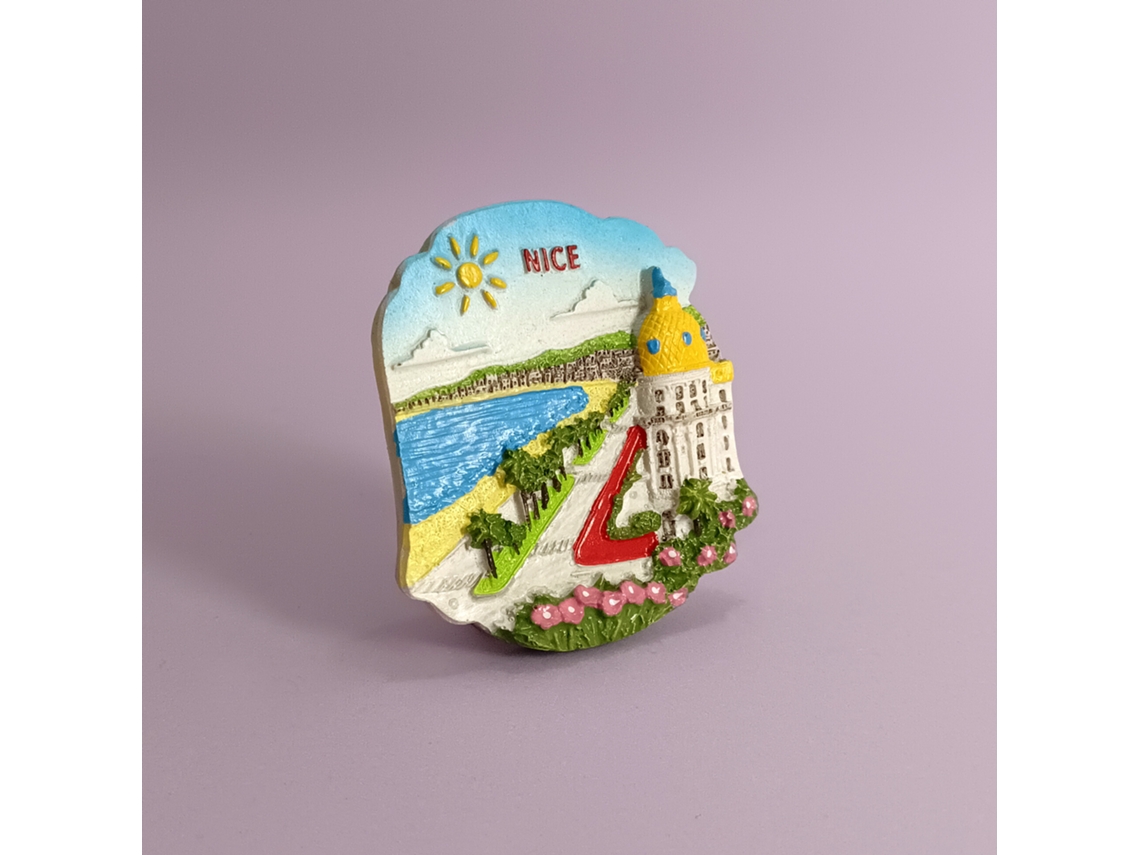 (nice, França) Ímã De Geladeira Da Torre Eiffel Europeia