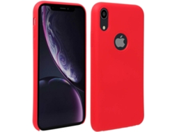 Capa iPhone XR AVIZAR Silicone Vermelho