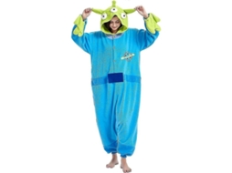 Pijama adulto com estampa de animal, tamanho GG, alienígena, design exclusivo, Halloween, Natal, S/BRAND