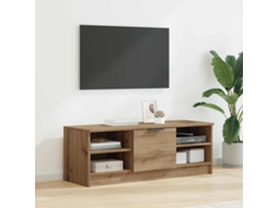 Vidaxl Gabinete Para Tv 102 X 35 X 36,5 Cm Carvalho Artesanal