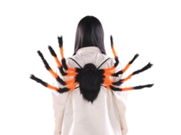 Laxiscreed Caminho De Arranha-céus Aranha Gigante Para Decoração E Fantasias De Halloween Ao Ar Livre