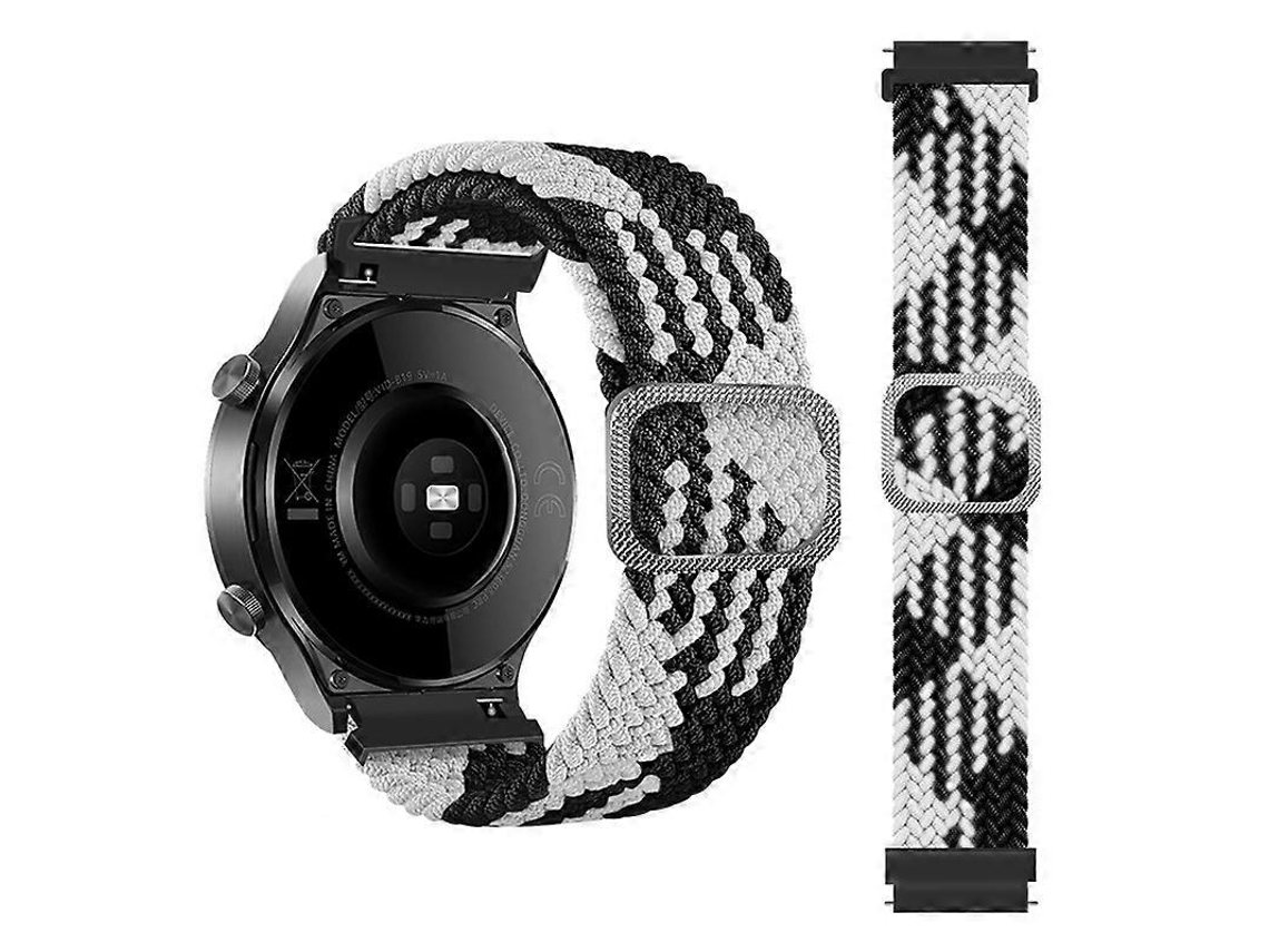 Pulseira De Nylon Trançado Ajustável E Elástica Para Samsung Galaxy Watch 42mm (arco-íris)