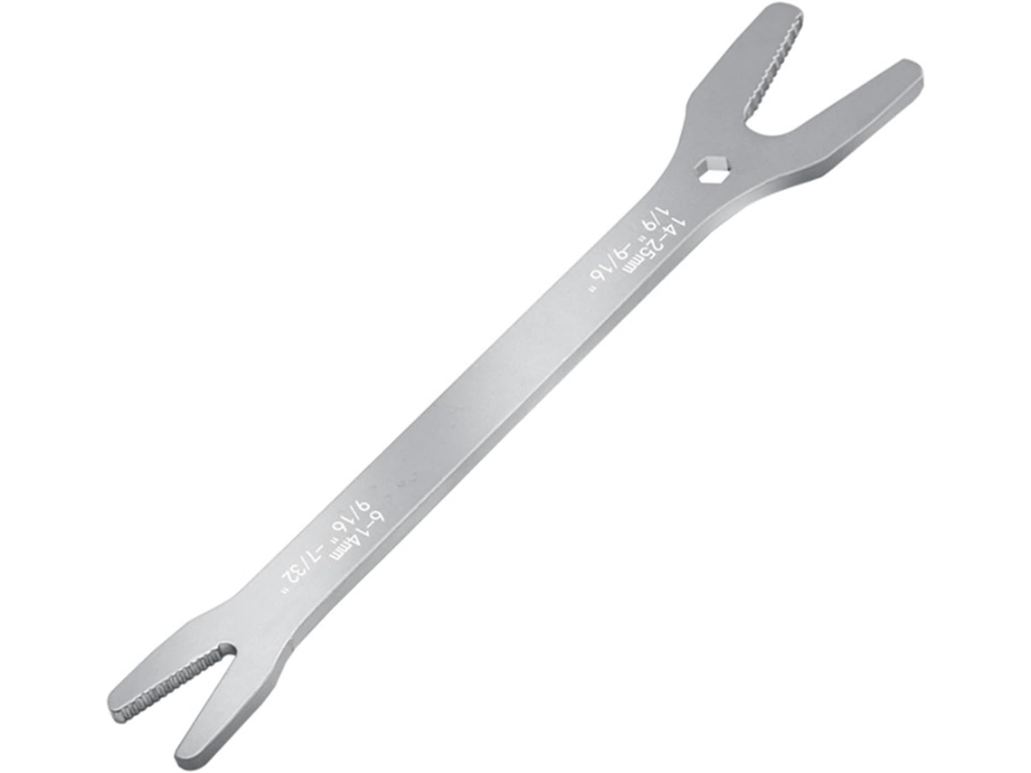 Chave de boca dupla ajustável, multifuncional e com abertura automática para porcas de 6 a 25 mm / 3 a 17 mm.