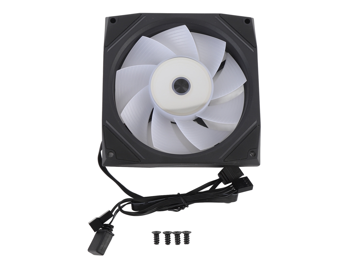 Fã De Gabinete De Pc Com Lâmina Reversível 120mm 4pin Pwm 3pin Argb Cooler De Cpu 800-1800rpm