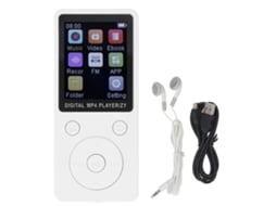 Reprodutor Mp3 Com Tela Colorida E Áudio Hifi