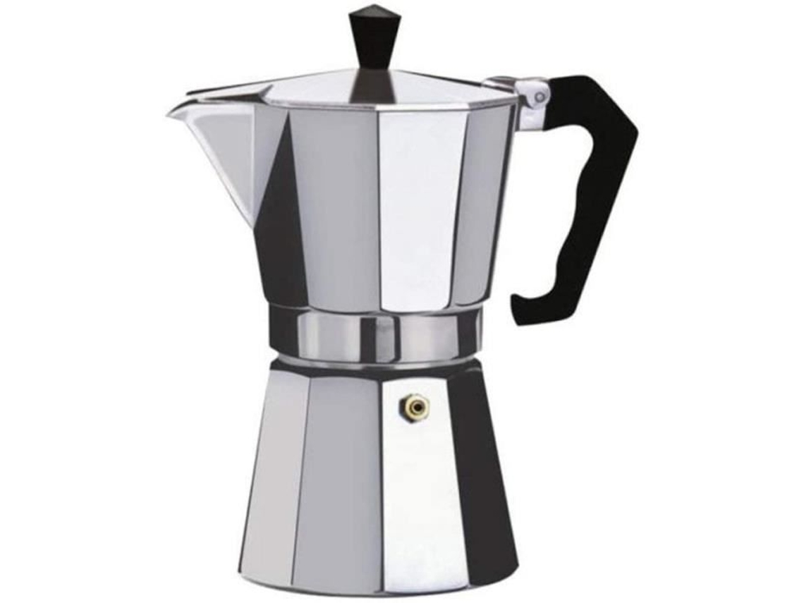 Cafeteira Mocha em Alumínio para 3 Xícaras Cinza