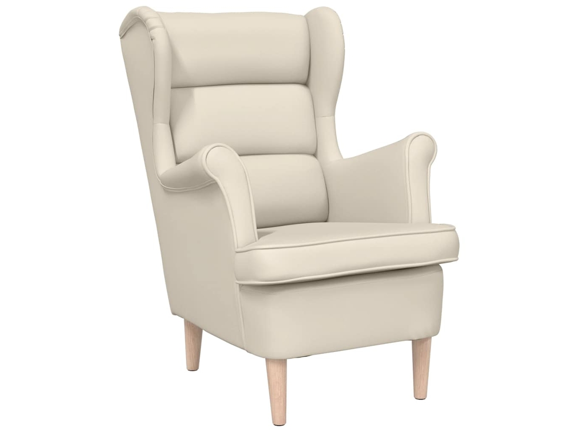 Armchair, Armchairs Vidaxl Branco Linho