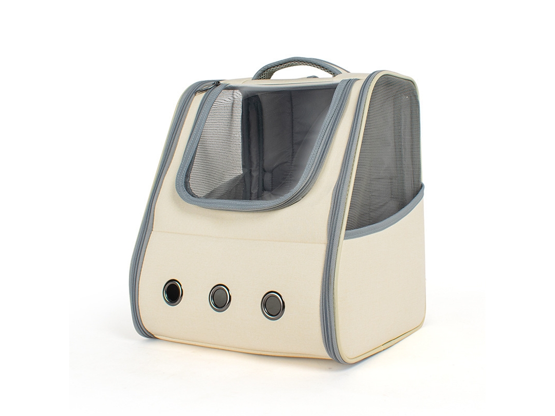 Mochila de Transporte para Cães e Gatos AQUAFORGE respirável em malha com abertura frontal M