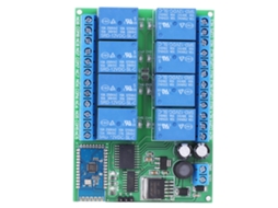 Módulo de Relé Bluetooth 8 Canais 12v Controle Remoto Android | S/MARCA