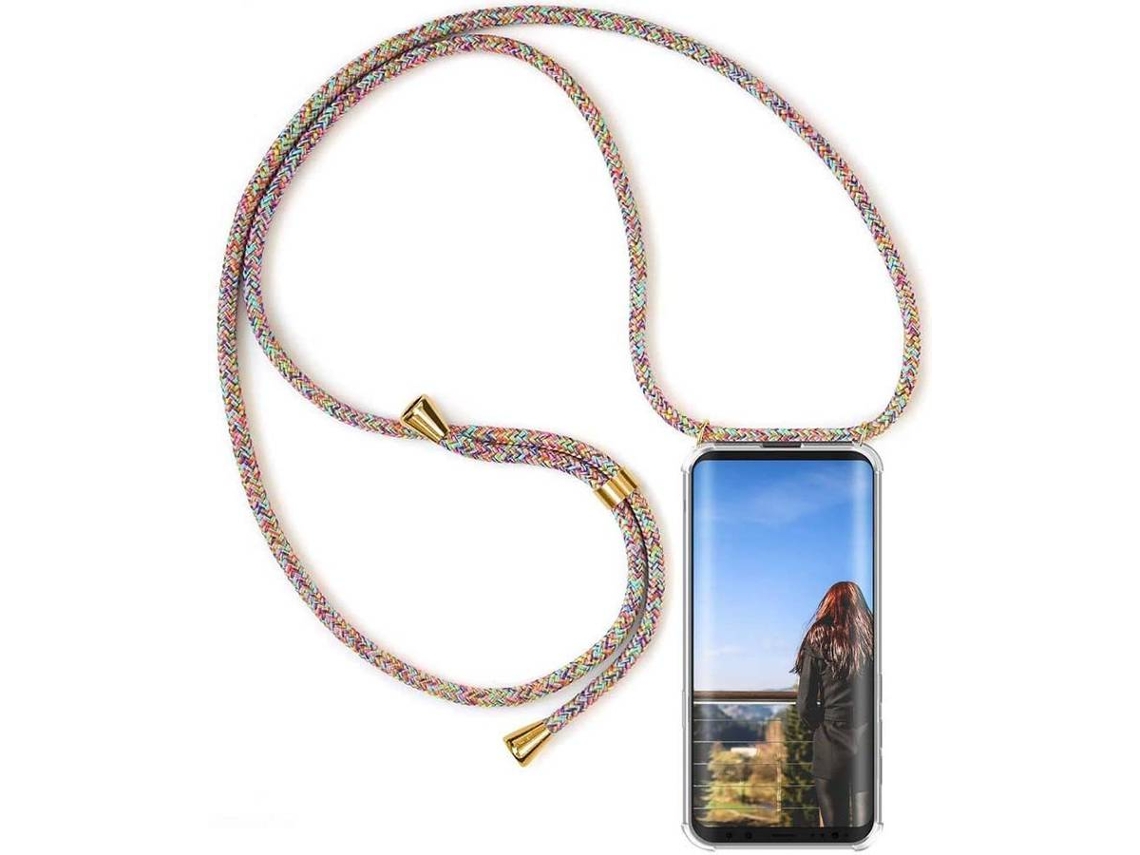 Capa Samsung Galaxy S8 Plus HONGWE. Com corda Transparente