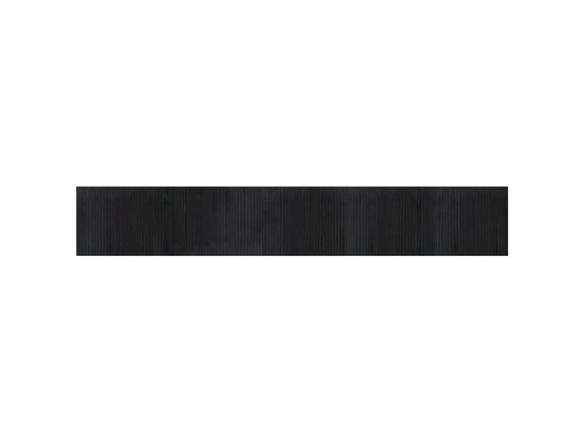 Rug, Rugs Vidaxl Preto Bambu (80 X 500 Cm)